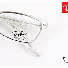 【My Eyes 瞳言瞳語】Ray Ban 雷朋經典品牌 RB8547眉框造型氣質鏡架 搭配公事包領帶