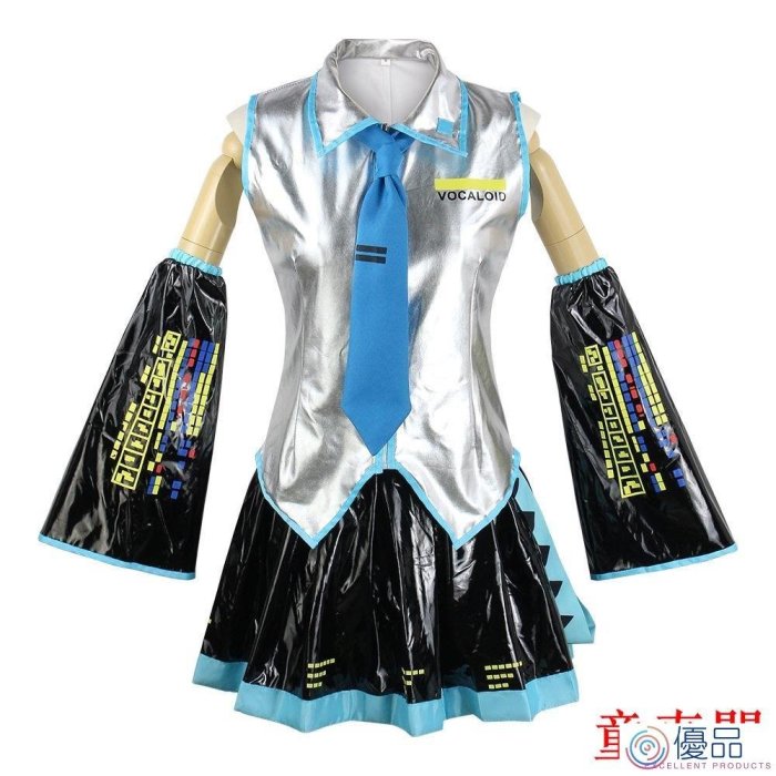 優品 Originaljk 制服套裝兒童 cosplay服裝 表演服 萬聖節 初音未來VOCALOID動漫cos服MIKU公式服初音