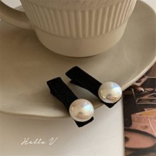 Hello V 正韓製 高級感氣質珍珠髮夾*圖片色*飾品【G0531-65】