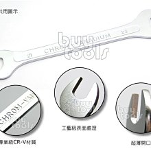 買工具-《專業級》超薄開口板手/超薄板手雙開口-16*17mm*4.6mm厚 * 250mm長/工藝級表面處理「含稅」