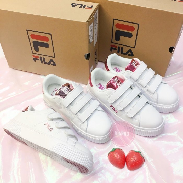 帝安諾-FILA BOLD SHINY 復古鞋 厚底鬆糕鞋 板鞋 玫瑰金 5-C601S-900