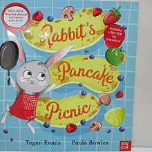 【書寶二手書T1／少年童書_EXU】Rabbit's Pancake Picnic_給埃文斯；寶拉·鮑爾斯