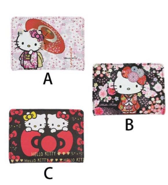 日本進口正版授權​​  卡套  日本 現貨 三麗鷗 Hello Kitty 卡片收納夾 票卡夾 證