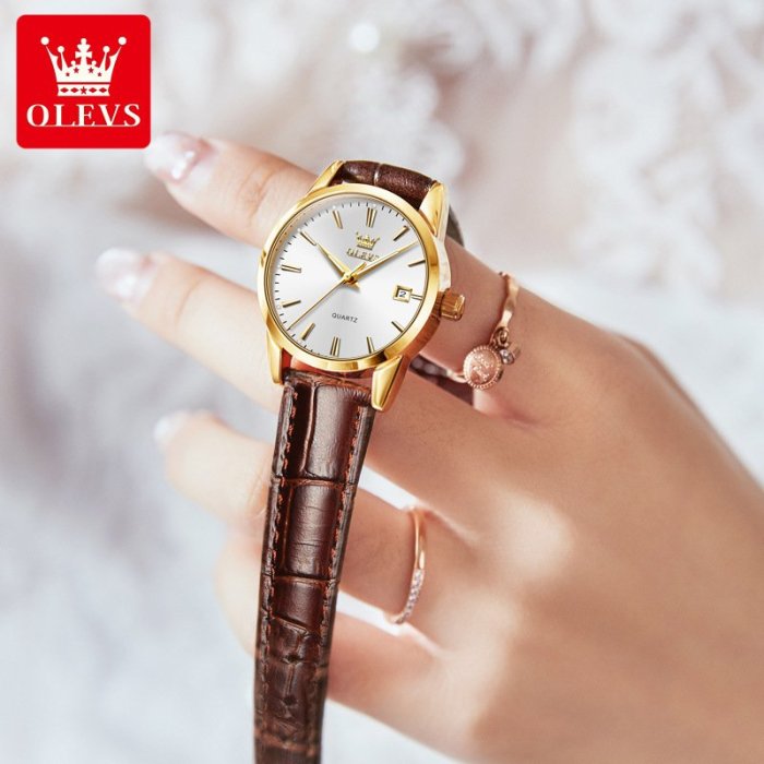 現貨手錶腕錶明星代言歐利時品牌手錶時尚抖音送禮薄款石英錶防水女士手錶女錶