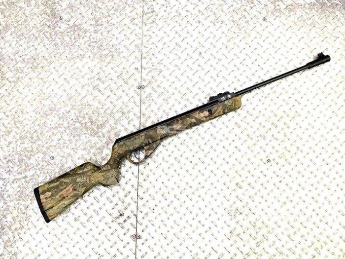 【武莊】現貨 免運NOVA VISTA BB15 CAMO5.5mm/.22喇叭彈下折空氣油壓式落葉款-NV55A001