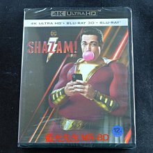 [4K-UHD藍光BD] - 沙贊 Shazam UHD + 3D + BD 三碟限定版 - DC