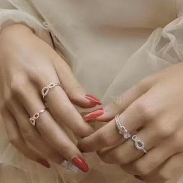 Swarovski 施華洛世奇 戒指 扭結愛心 王一博同款系列 LIFELONG HRT 摯愛璀璨 女戒指 浪漫繩結戒指