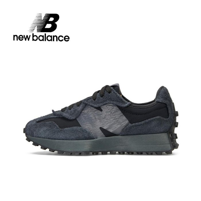 New Balance NB 327 新款全黑色 復古 做舊 麂皮 男女同款 休閒鞋慢跑鞋 U327WCD