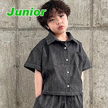 JS~JM ♥襯衫(BLACK) SOL AT LUNA-2 24夏季 SOL240509-059『韓爸有衣正韓國童裝』~預購