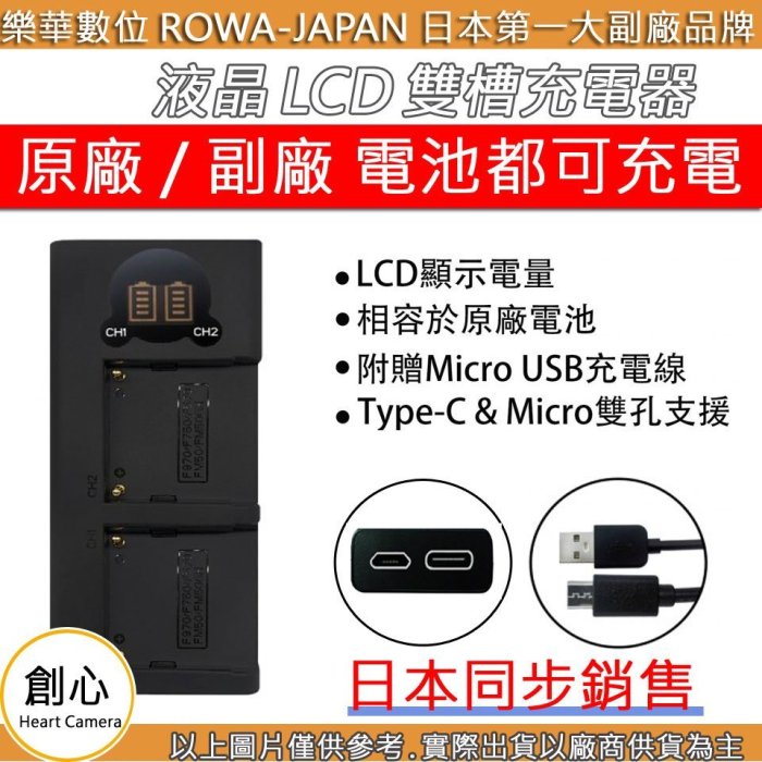 創心 充電器 + 電池 ROWA 樂華 SONY FM500H A500 A450 A99 A77 A65