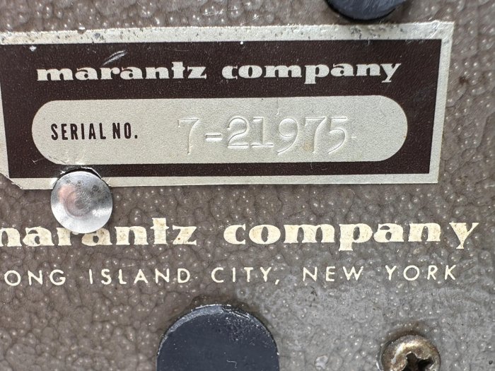 Marantz 7C 真空管前級一台
