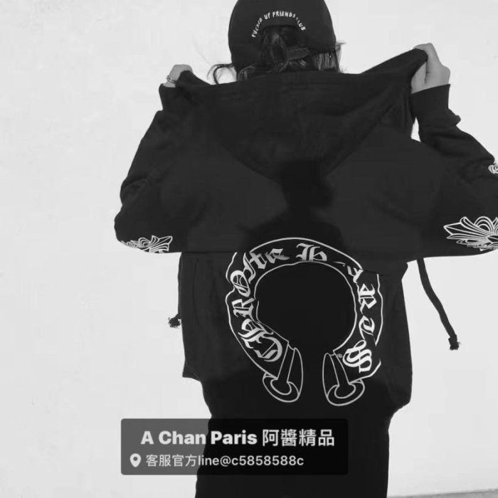 ～阿醬精品～巴黎直送🌈Chrome hearts🌈玩家級高端連帽外套 現貨在台