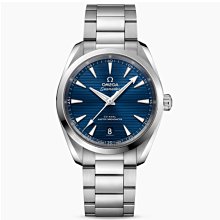 OMEGA 220.12.38.20.03.001 歐米茄 AQUA TERRA手錶 38mm 海馬150 藍面盤鋼錶帶