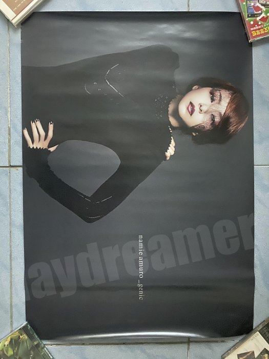 安室奈美惠Namie Amuro時尚基因 GENIE 海報 宣傳 非賣品 約73x51cm 絕版 #108