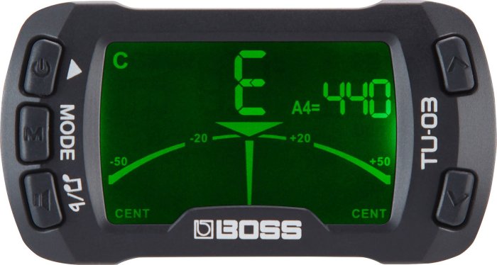 【金聲樂器】BOSS TU-03 夾式 調音器 / 節拍器 (TU 03)