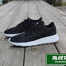 現貨 限時特價 南🔥ADIDAS NEO LITE RACER 花卉 小花 碎花 休閒 運動 女款 黑白 F99378