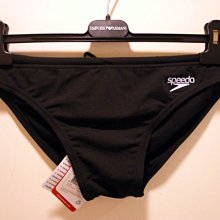 -TAKADA 高田家- 全新正品 SPEEDO ENDURANCE系列 黑色素面 配白色刺繡LOGO 三角泳褲