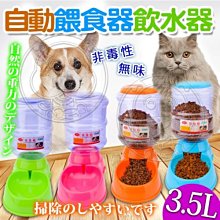 【🐱🐶培菓寵物48H出貨🐰🐹】dyy》3.5L大容量寵物自動落下餵食器/餵水器 特價199元(蝦)