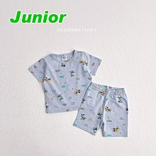 JS~JM ♥套裝(天空藍) VIVID I-2 24夏季 VIV240429-447『韓爸有衣正韓國童裝』~預購