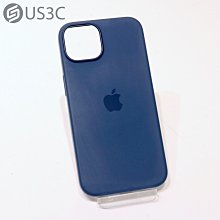 【US3C-青海店】【一元起標】公司貨 Apple iPhone 14 Silicone Case MagSafe 風暴藍 矽膠保護殼 蘋果手機保護殼