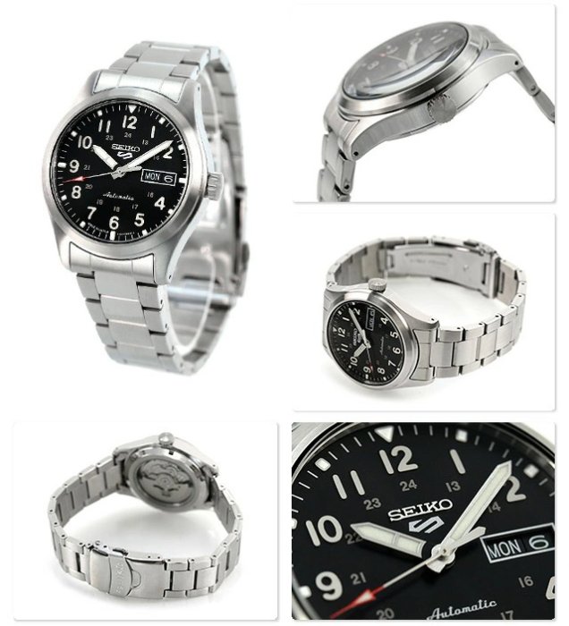 預購 SEIKO 5號 SBSA111 精工錶 手錶 39mm 機械錶 黑面盤 鋼錶帶 男錶女錶