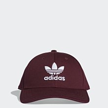 南◇2022 6月 ADIDAS OG 棒球帽 老帽 鴨舌帽 酒紅色 三葉草 刺繡 男女款 DV0175