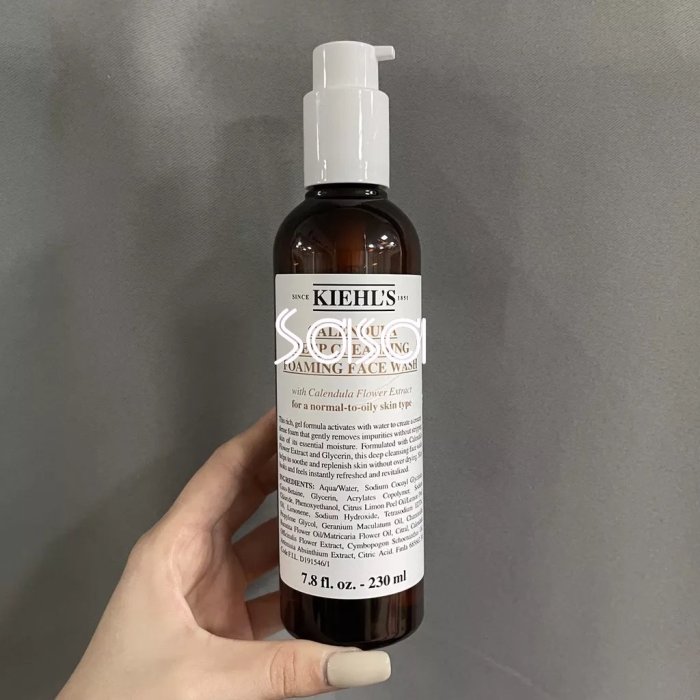 【莉莉精品】 Kiehl's 契爾氏 金盞花植物精華系列護膚兩件組套盒 化妝水 250ml 潔面泡泡凝露 230ml