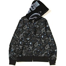 【日貨代購CITY】 A BATHING APE SPACE CAMO SHARK FULL ZIP HOODIE 現貨