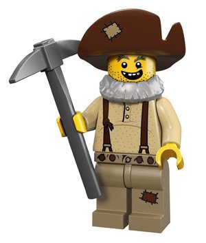 【LEGO 樂高】積木/ Minifigures人偶系列:12代人偶包抽抽樂 71007 | 礦工 Prospector