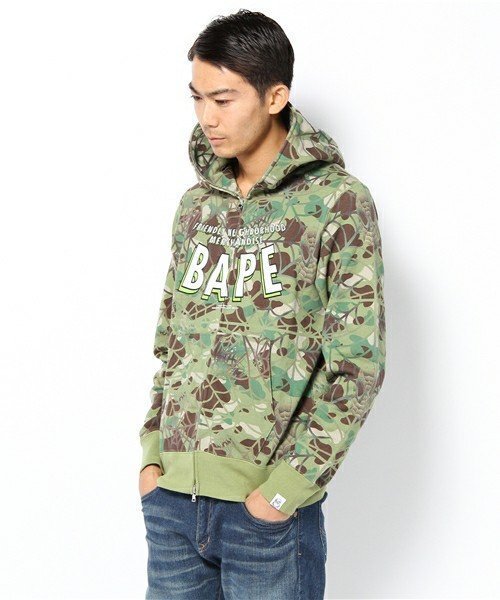 特價【NSS】APE BAPE MARVEL SPIDER MAN CAMO FULL ZIP HOODIE 連帽