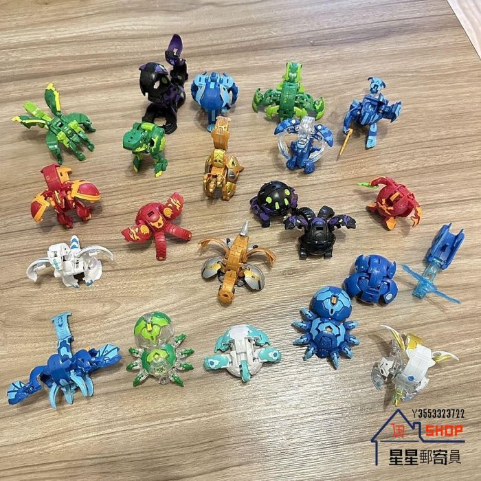 Bakugan 正版散貨 世嘉爆丸小子盲盒八爪蜘蛛獨角龍可彈射變形球爆裂蛋兒【星星郵寄員】