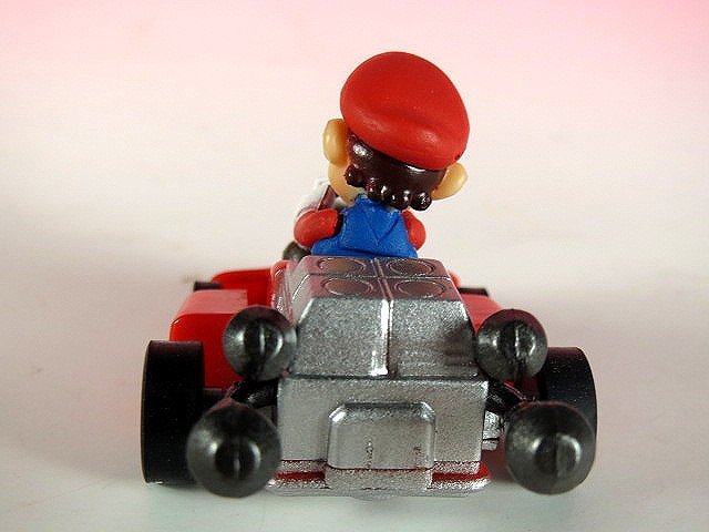 【 金王記拍寶網 】品 M261 SUPER MARIO 瑪莉歐公仔迴力小賽車一台 罕見稀少~(((瑪莉歐公仔賣場)))