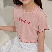 5~11 ♥上衣(PINK) ELLYMOLLY-2 24夏季 ELM240402-054『韓爸有衣正韓國童裝』~預購