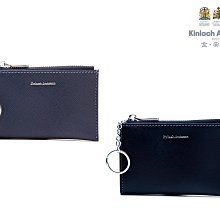 【寧寧精品】Kinloch Anderson 金安德森台中專賣店【真皮超薄附鑰匙環零錢包 黑/藍 現貨免運】850-1