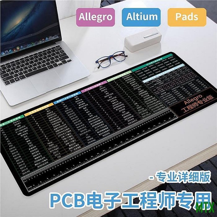 |超大墊|創新電子工程師超大PCB墊Altium快捷鍵命令PADS桌墊Allegro鍵盤墊