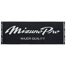 貳拾肆棒球-日本帶回目錄外限定品Mizuno pro 日本今治職人生產長毛巾/浴巾/日製/黑灰