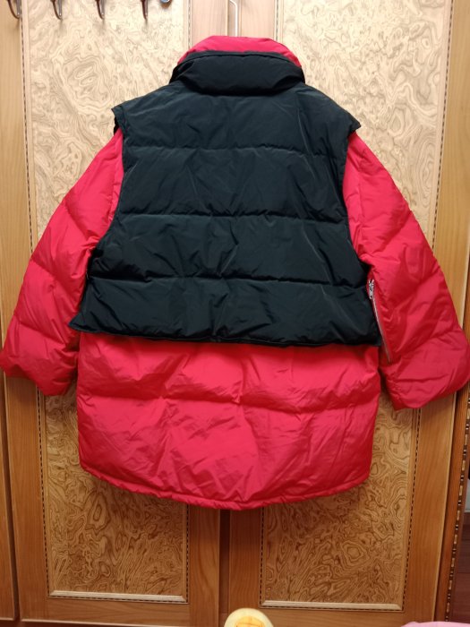 全新【唯美良品】MARRIS 韓版二件式厚鴨絨保暖外套~ W119-754  大大尺碼.