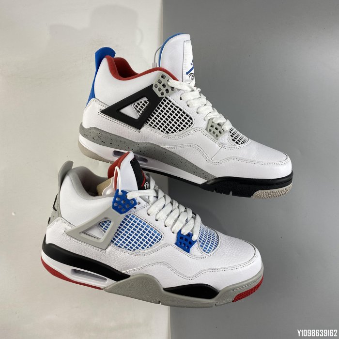 Air Jordan 4 Tattoo“What The”AJ4 紅藍 鴛鴦 籃球鞋 CI1184-146 40-46