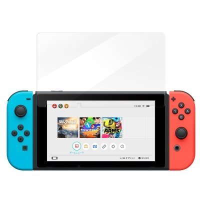 任天堂 Switch 9H高硬度 防指纹 高透光 還原度99% 螢幕保護鋼化玻璃膜一般版