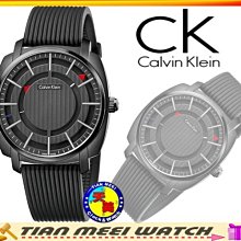 【天美鐘錶店家直營】【全新原廠CK】【下殺↘超低價有保固】CK Calvin Klein 橡膠腕表 K5M3X4D1