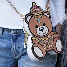 Moschino Teddy Bear Bag 寶貝熊鍊帶包 白 現貨