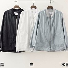 蘋果樹 韓國服飾 • S.believe防風外套 單層。現貨 黑色 水藍