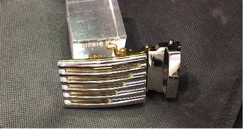 BUCKLE KING【32mm】 成熟品味系列自動式皮帶頭B3002 (可搭本賣場32mm專用無孔皮帶)