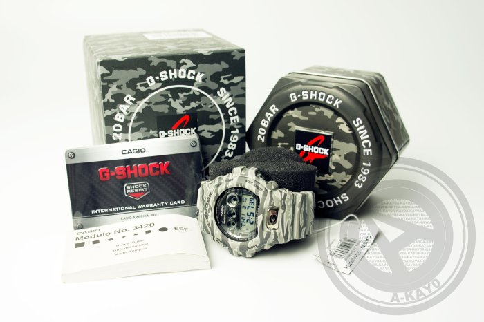 【A-KAY0】CASIO G-SHOCK 6900 【GD-X6900TC-8】 黑灰迷彩