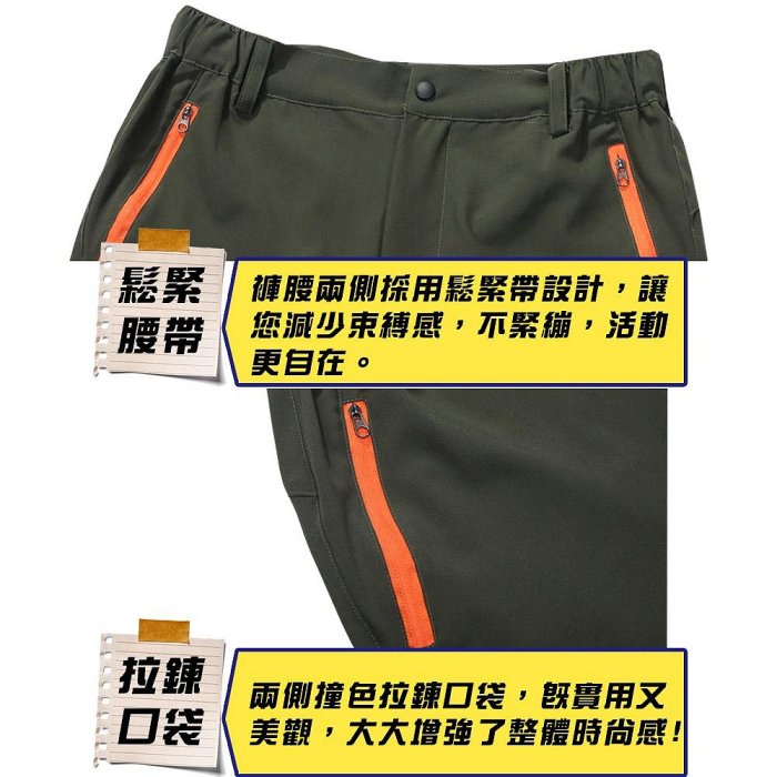【NEW FORCE】防潑水刮透氣輕薄速乾褲-3色可選