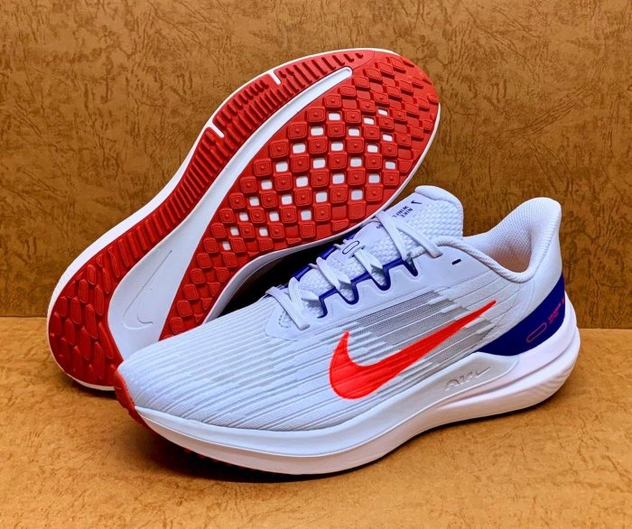 ✩Pair✩ NIKE WINFLO 9 男慢跑鞋 DD6203-006 底軟避震 透氣好穿 ZOOM氣墊 白 輕量