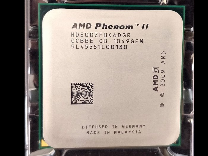 【含稅】AMD Phenom II X6 1100T 3.33G HDE00ZFBK6DGR 六核 正式CPU 一年保