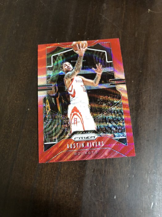 AUSTIN RIVERS 2019-20 PRIZM  紅閃亮金屬卡