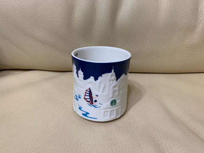 現貨 星巴克 STARBUCKS 中國 Qingdao 青島 立體杯 浮雕杯 城市杯 城市馬克杯 馬克杯 咖啡杯