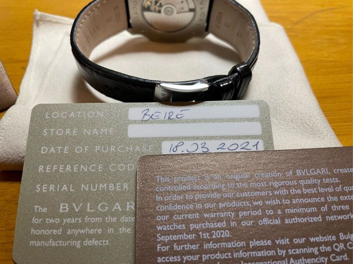 (現貨）BVLGARI OCTO ROMA 2021/03極新